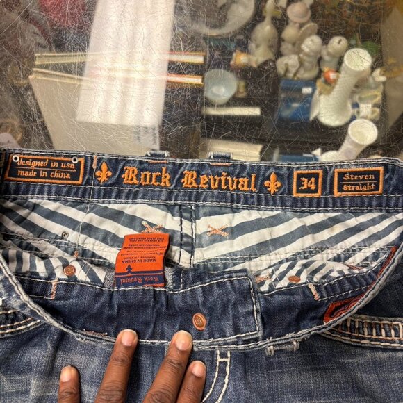 Rock Revival Jeans Blue  Steven Straight - Picture 3 of 7